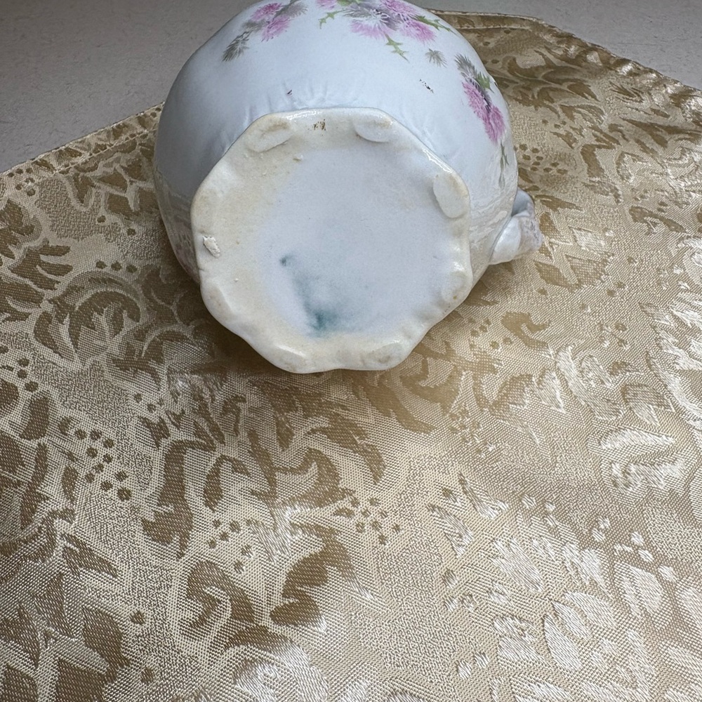 Antique Porcelain Small Cream Pitcher - Picture 6 of 8